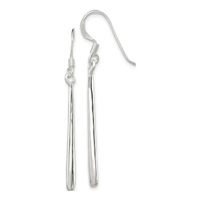 Sterling Silver Teardrop Bar Dangle Earrings