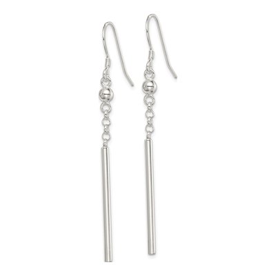 Sterling Silver Bar Dangle Earrings – view 3