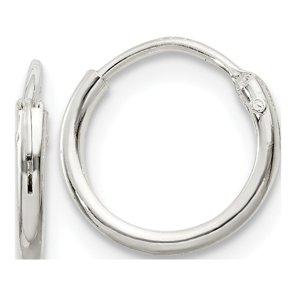 Sterling Silver 10mm Small Hoop Earrings