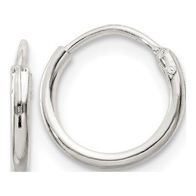 Sterling Silver 10mm Small Hoop Earrings