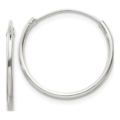 Sterling Silver 20mm Hoop Earrings