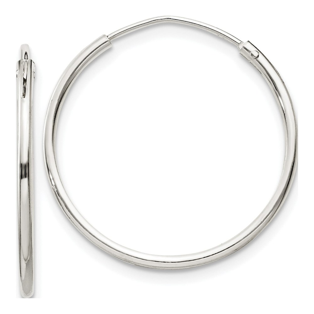 Sterling Silver 22mm Hoop Earrings