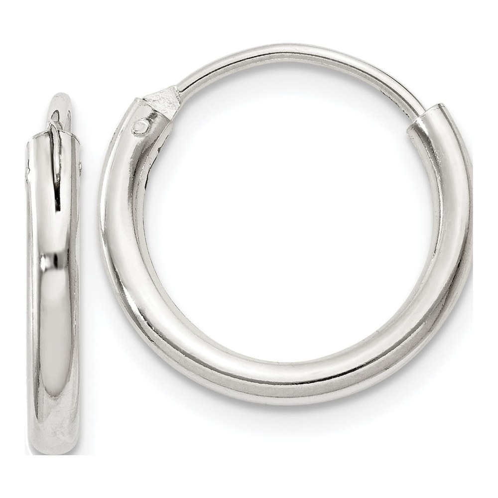 Sterling Silver 16mm Hoop Earrings