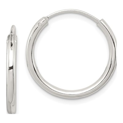 Sterling Silver 20mm Hoop Earrings