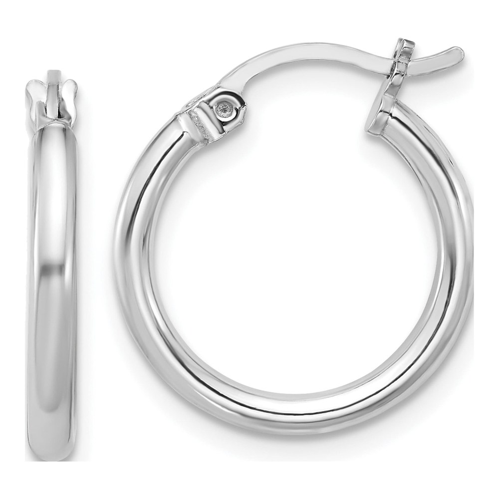 Sterling Silver 19mm Hoop Earrings
