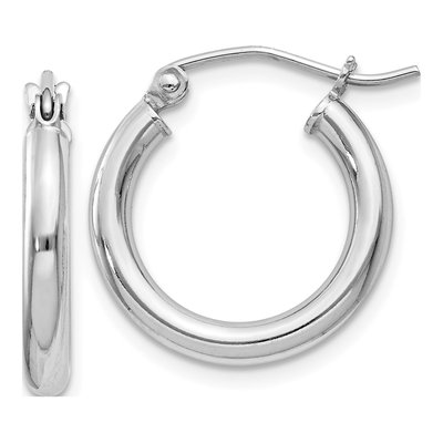 Sterling Silver 19mm Hoop Earrings