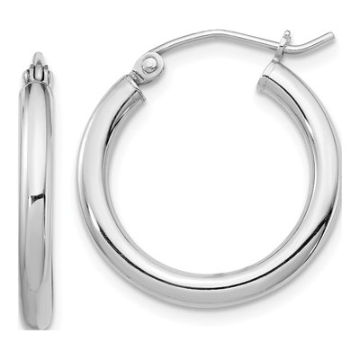 Sterling Silver 22mm Hoop Earrings