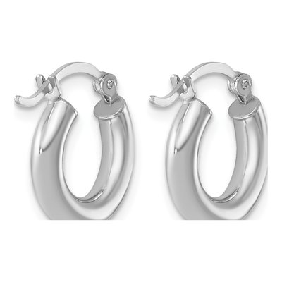 Sterling Silver 16mm Hoop Earrings – view 5