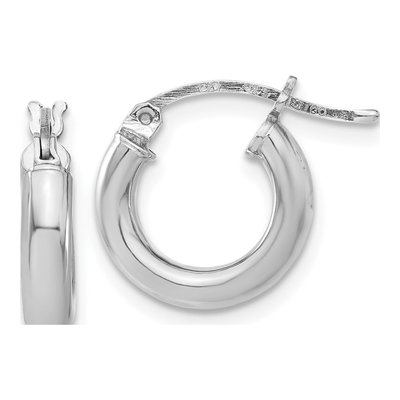 Sterling Silver 16mm Hoop Earrings