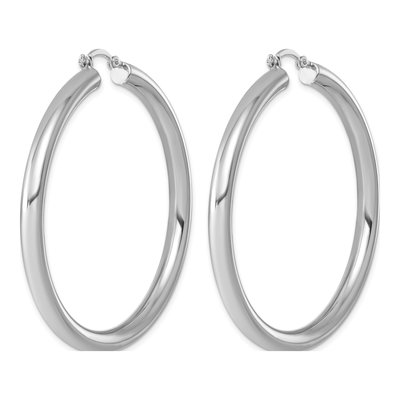 Sterling Silver 52mm Hoop Earrings – view 5