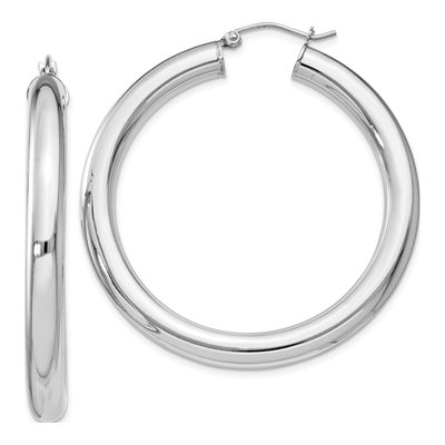 Sterling Silver 46mm Hoop Earrings