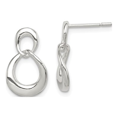 Sterling Silver Fancy Dangle Earrings