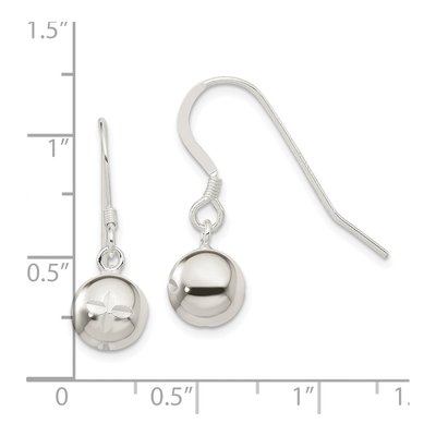 Sterling Silver Diamond-Cut Dangle Earrings – view 5