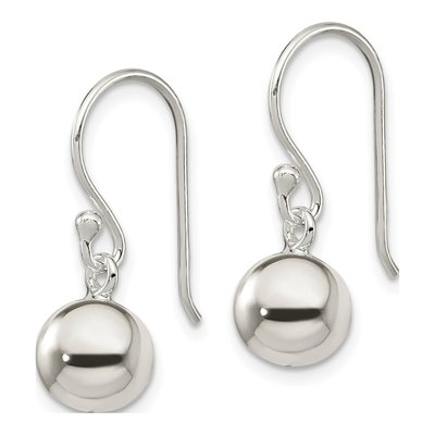 Sterling Silver Ball Dangle Earrings – view 3