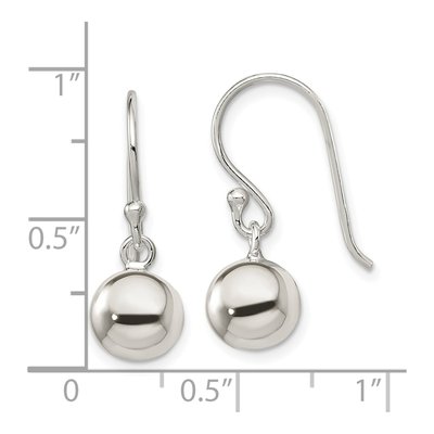 Sterling Silver Ball Dangle Earrings – view 5