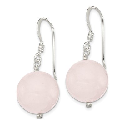 Sterling Silver Quartz Dangle Earrings – view 3