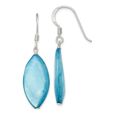 Sterling Silver Mother of Pearl Dangle Earrings