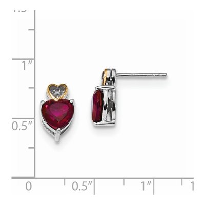 Sterling Silver Diamond Dangle Earrings – view 2