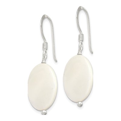 Sterling Silver Mother of Pearl Dangle Earrings – view 2