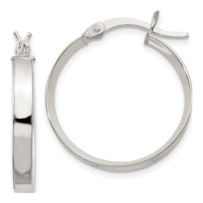 Sterling Silver 20mm Hoop Earrings