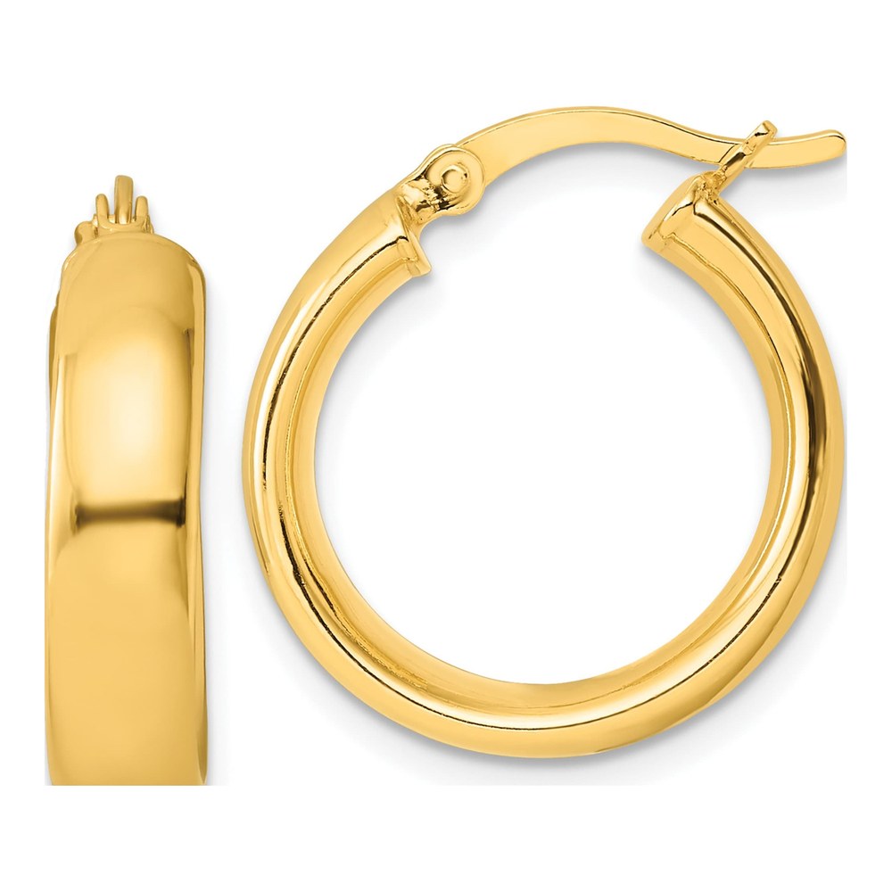 Gold-Plated Sterling Silver 20mm Hoop Earrings