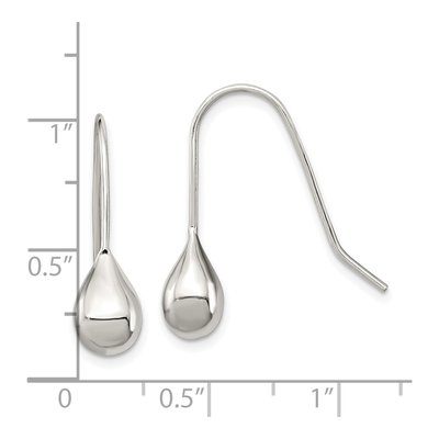 Sterling Silver Teardrop Threader Earrings – view 5