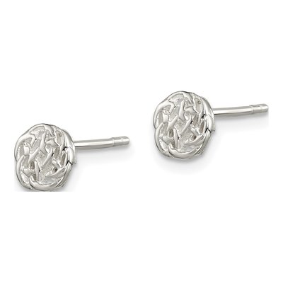 Sterling Silver Celtic Knot Stud Earrings – view 3