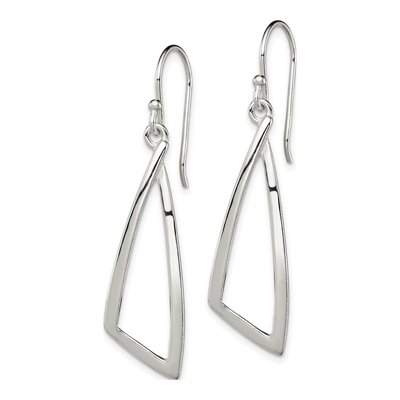 Sterling Silver Fancy Dangle Earrings – view 3