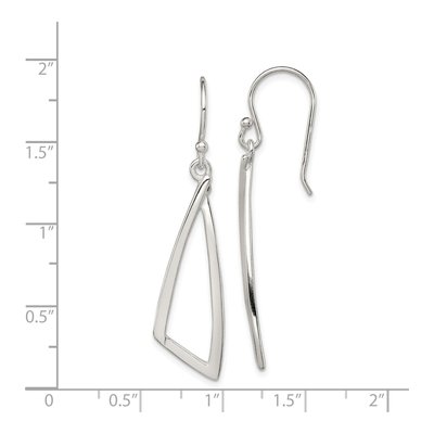 Sterling Silver Fancy Dangle Earrings – view 5