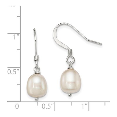 Sterling Silver Freshwater Cultured Pearl Dangle Earrings – view 5