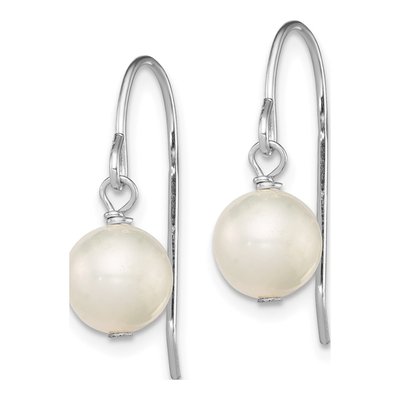 Sterling Silver Freshwater Cultured Pearl Dangle Earrings – view 3