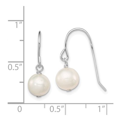 Sterling Silver Freshwater Cultured Pearl Dangle Earrings – view 5