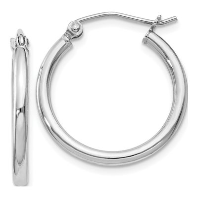 Sterling Silver 21mm Hoop Earrings