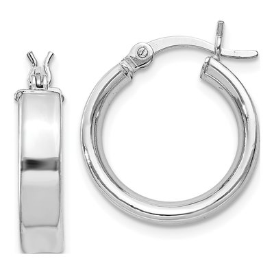 Sterling Silver 16mm Hoop Earrings