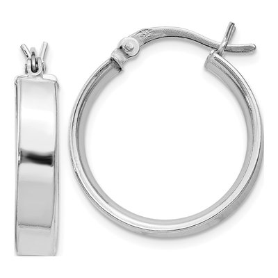 Sterling Silver 20mm Hoop Earrings