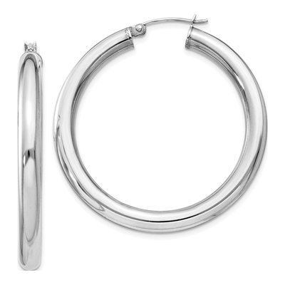 Sterling Silver 42mm Hoop Earrings