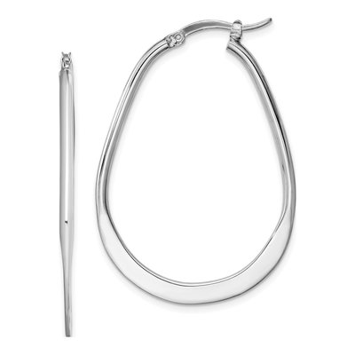 Sterling Silver 40mm Hoop Earrings