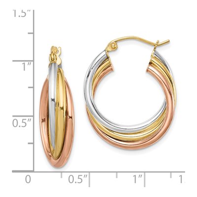 Sterling Silver Hoop Earrings – view 5