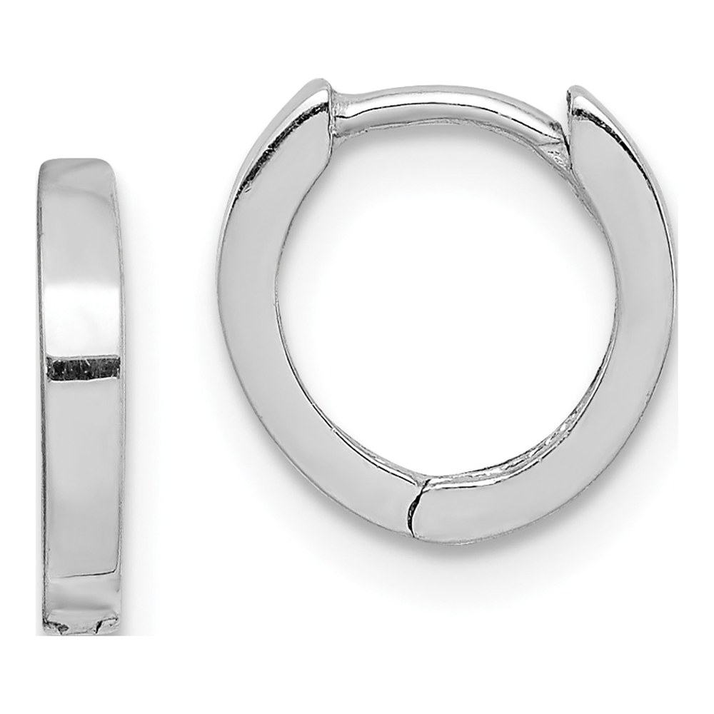 Sterling Silver 9mm Huggie Hoop Earrings