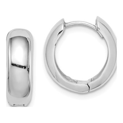 Sterling Silver 13mm Huggie Hoop Earrings
