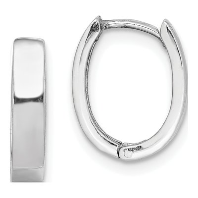 Sterling Silver 13mm Huggie Hoop Earrings