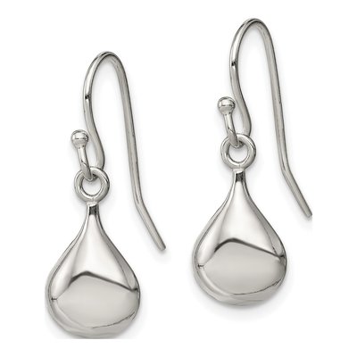 Sterling Silver Shepherd Hook Dangle Earrings – view 3