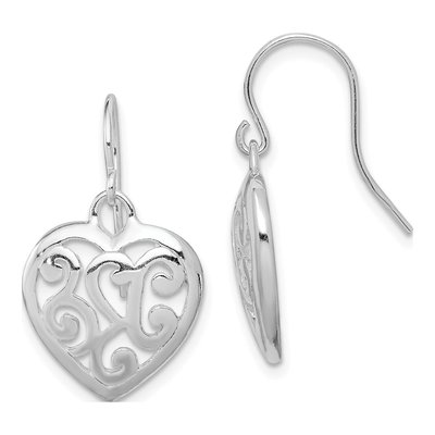 Sterling Silver Filigree Dangle Earrings