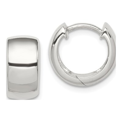 Sterling Silver 11mm Huggie Hoop Earrings