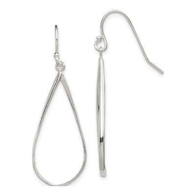 Sterling Silver Teardrop Dangle Earrings