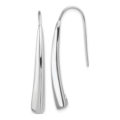 Sterling Silver Fancy Bar Threader Earrings