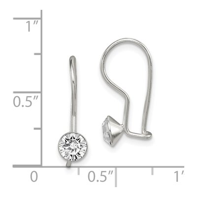 Sterling Silver Crystal Stellux Dangle Earrings – view 5