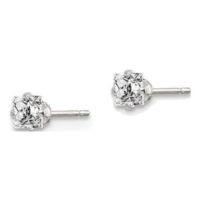 Sterling Silver Crystal Stud Earring Set of 3 – view 7