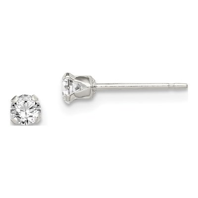 Sterling Silver 4pc Stud Earring Set – view 4