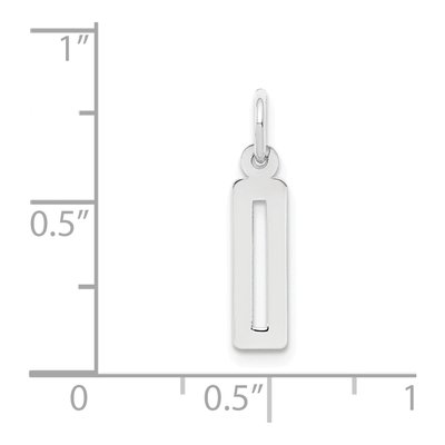 Sterling Silver Number 0 Pendant – view 4